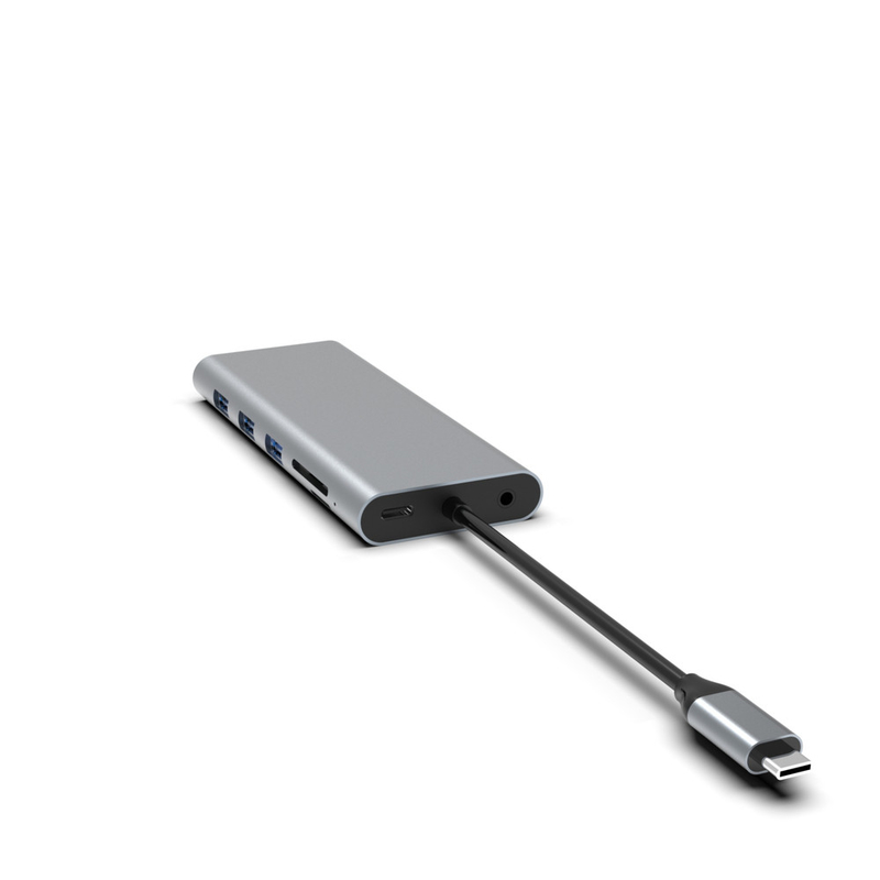 5-w-1 USB C Hub z Ethernetem USB A Rj45 Adapter Type C Docking Station MacBook