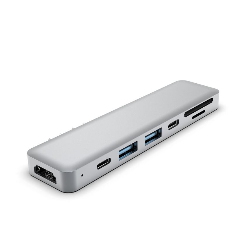 Niestandardowy podwójny adapter usb c Hub Dock 6-w-1 HDTV Dock Niestandardowe węzły USB dla MacBooków