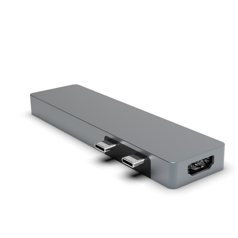 USB-C Hub 7-w-2 Kompatybilny z Thunderbolt 3 USB C Port 4K HDMI dla Mackbooka MacBook Pro