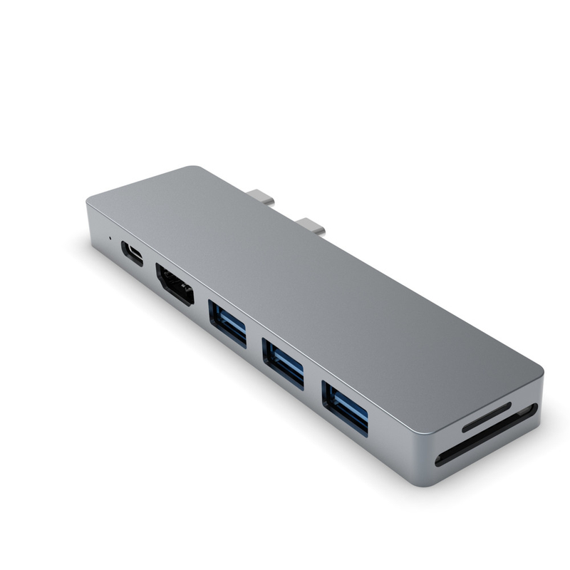 USB-C Hub 7-w-2 Kompatybilny z Thunderbolt 3 USB C Port 4K HDMI dla Mackbooka MacBook Pro