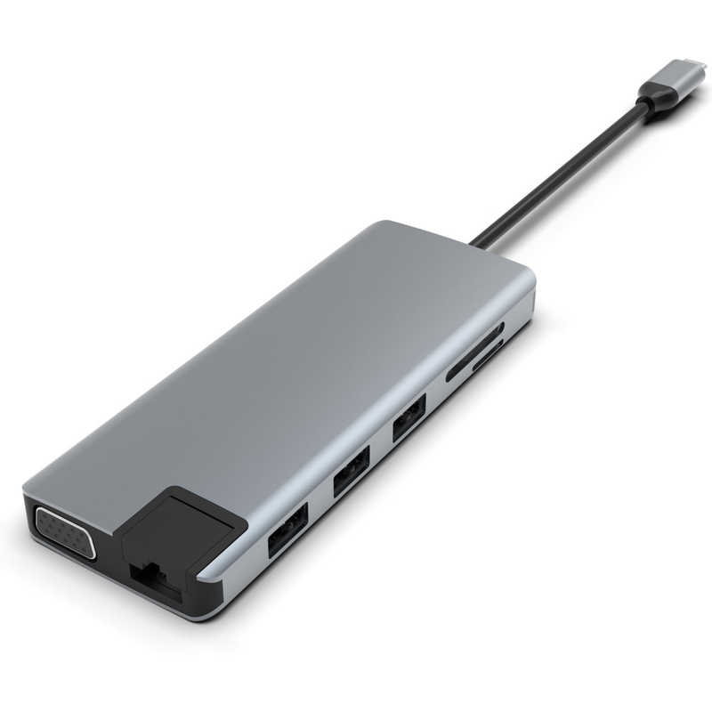 Adapter monitora USB C Stacja dokująca USB C 3 Monitory USB C Hub Laptop Multiport Adapter Dock Dongle