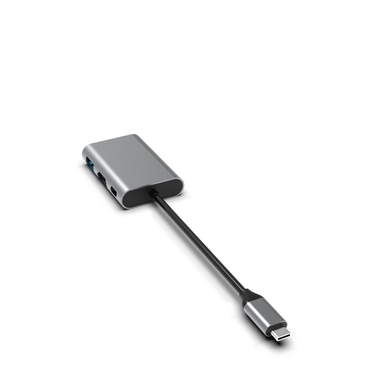 USB 3.0 do podwójnego adaptera HDMI USB C PD 100w Konwerter 4K Port USB HUB 3 Port