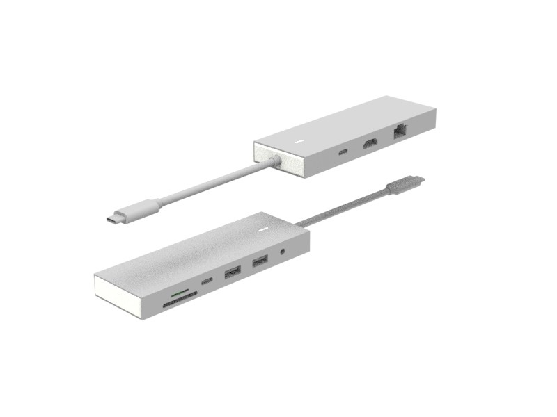 Typ C do USB 3.0 Adapter USB C Hub 9 w 1 Docking Station 4K HDMI PD Data 6 Port Type C Usb Hub