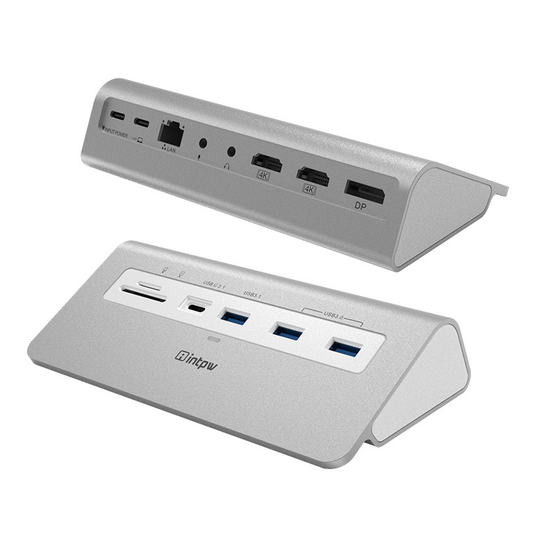 9-w-1 USB C hub Multiport Adapter z 4K HDMI PD 100W USB-A i czytnikiem kart SD / TF