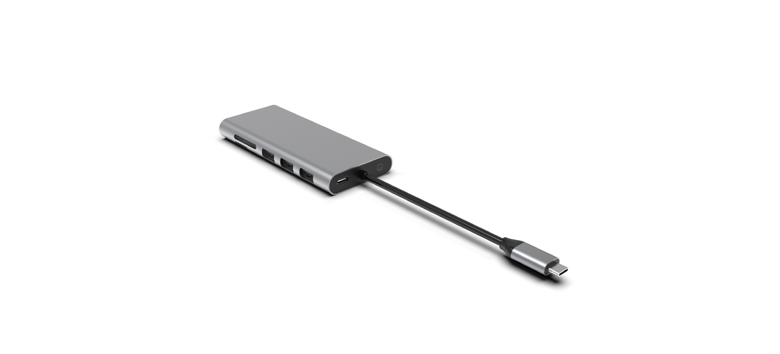 Macbook Usb A Adapter do Macbook Air 5 w 1 Wieloportowy 4K Usb Typ C Slim 3.0