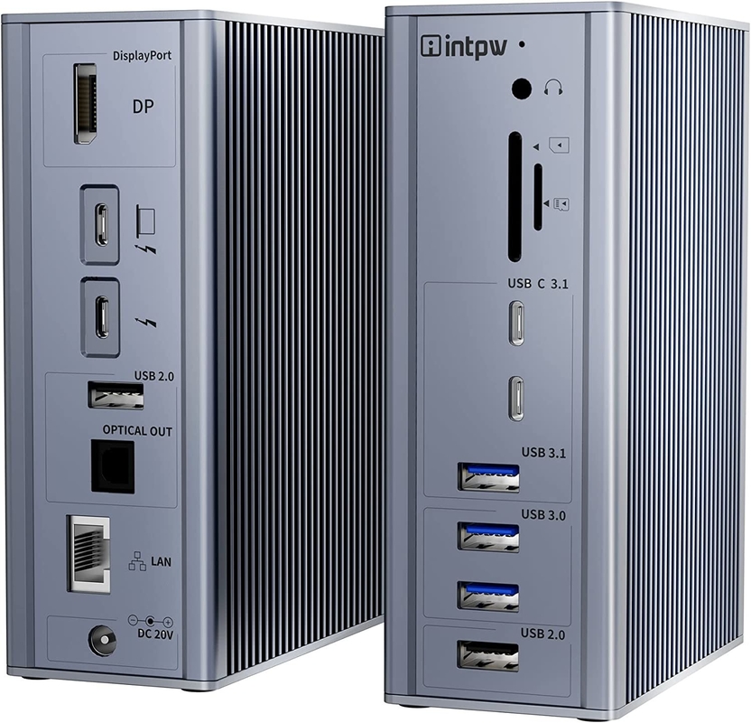 Usb C Docking Station Thunderbolt 4 HDMI 8K 60Hz USB4 40Gbps 20 Wieloport Typ C PD Rj45 HUB USB C 3.2 Gen 2