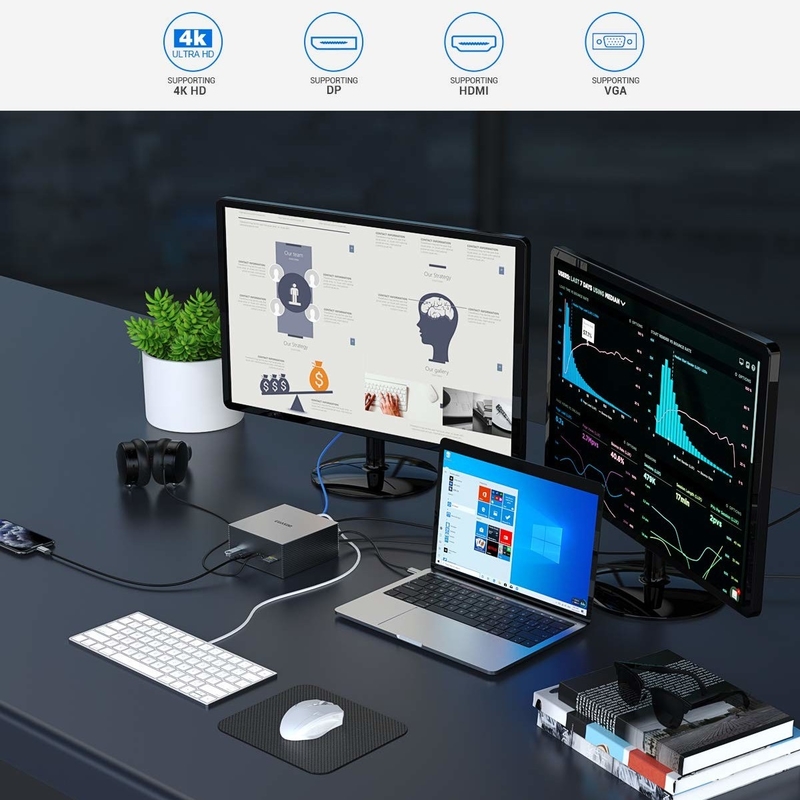 16 w 1 USB C Hub Typ C do PD HDMI USB3.0 USB2.0 USB-C SD TF RJ45 Docking Station