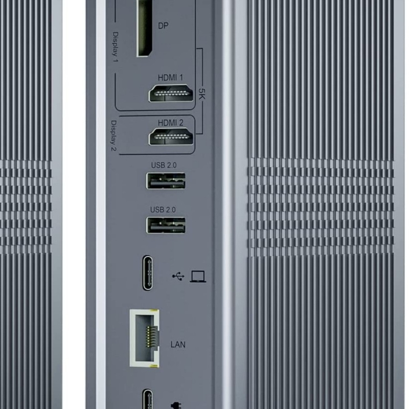 18 w 1 Thunderbolt USB C Docking Station Multi Usb Hub DisplayLink 4K HDMI