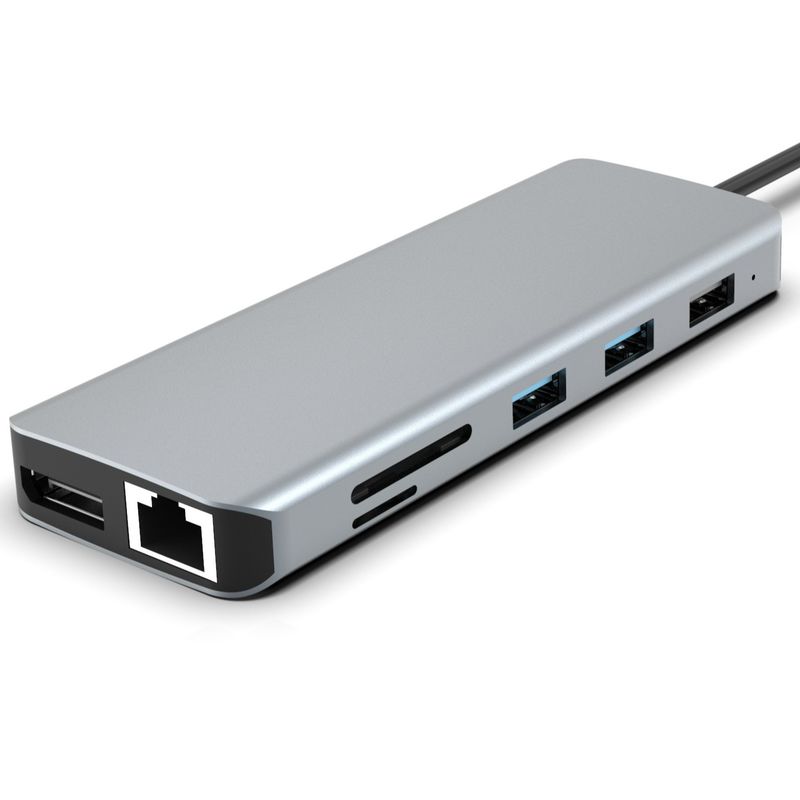 11-w-1 USB-C Hub dla MacBook Pro z 4K HDMI 100W PD USB 3.0 SD/TF Card Reader
