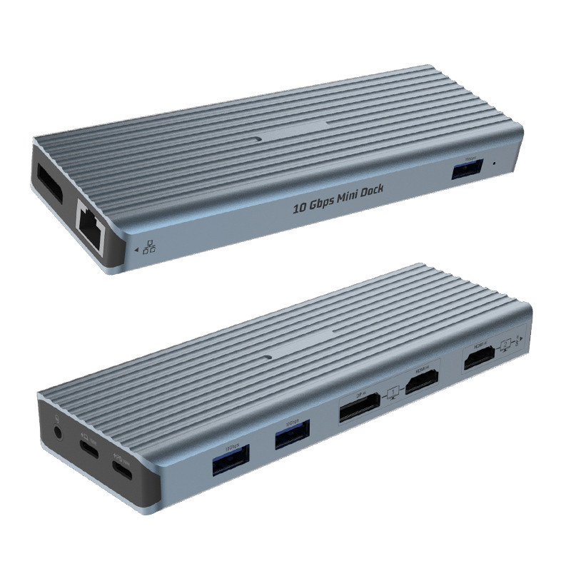 Wielofunkcyjna USB-C Docking Station USB 3.0 Typ C Gaming Audio Reader RJ45
