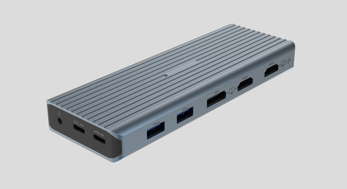 Wielofunkcyjna USB-C Docking Station USB 3.0 Typ C Gaming Audio Reader RJ45