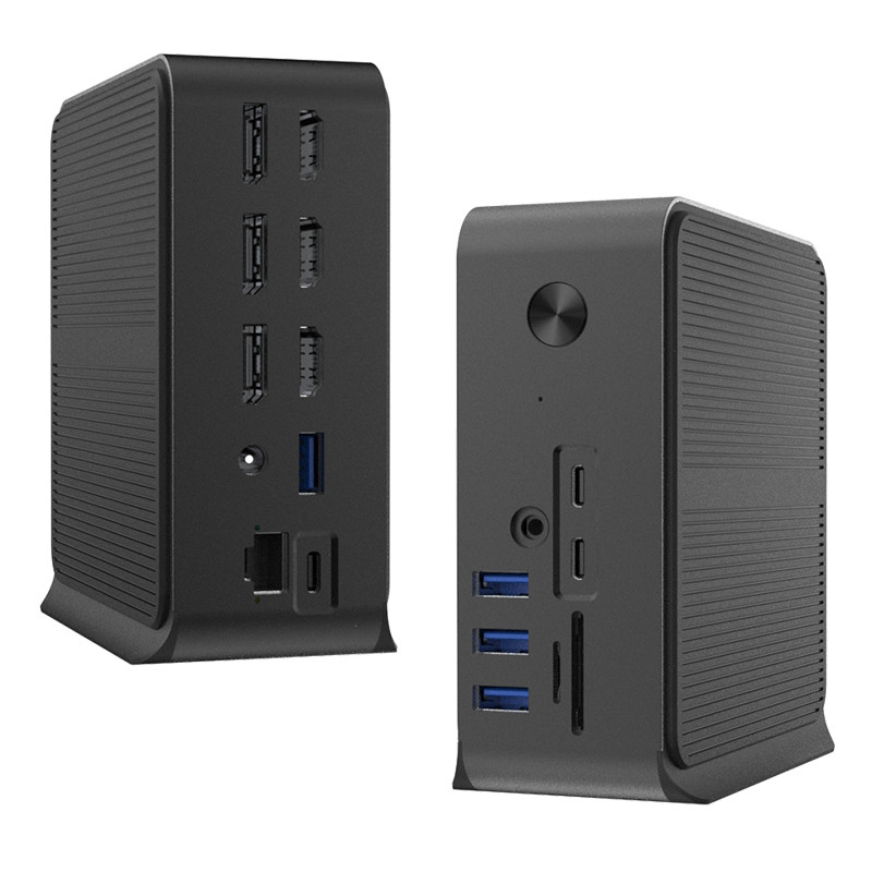 12 w 1 USB C HUB Docking Station z wieloma portami USB C USB Type C 4K RJ45 VGA USB Hubs Adapter
