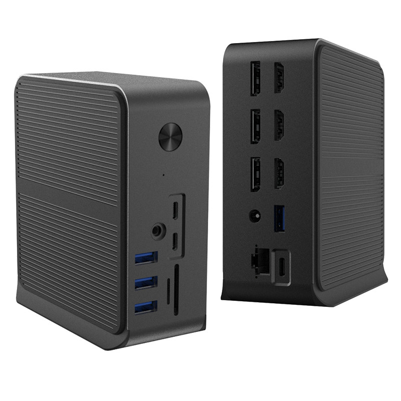 12 w 1 USB C HUB Docking Station z wieloma portami USB C USB Type C 4K RJ45 VGA USB Hubs Adapter