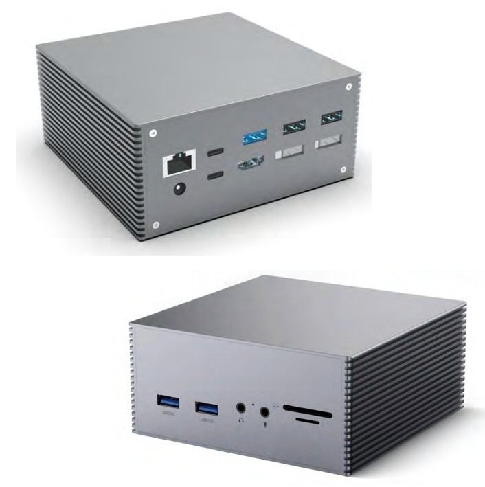 16 w 1 Thunderbolt 4 Docking Station 3 Monitory Mac USB 3.0 Uniwersalny laptop DP USB C Z zasilaczem prądu stałego