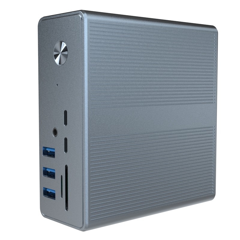 18 w 1 Thunderbolt 3 Dual Monitor Docking Station Hdmi Mac Do USB C Laptop Docking Station Uniwersalny
