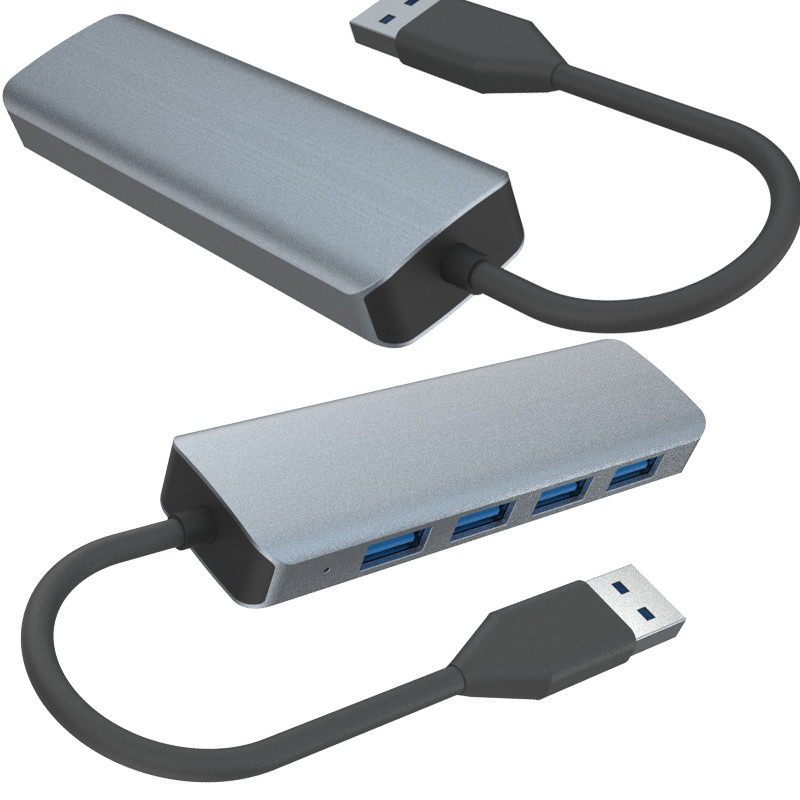 Wszystkie w jednym USB A Hub Wielokrotny USB 3.0 Hub Bez wysiłku Transfer danych 5Gbps Wsparcie zasilania Mac