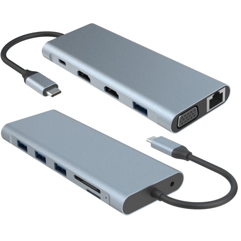 Wielofunkcyjny adapter USB typu C dla laptopów i telefonów komórkowych
