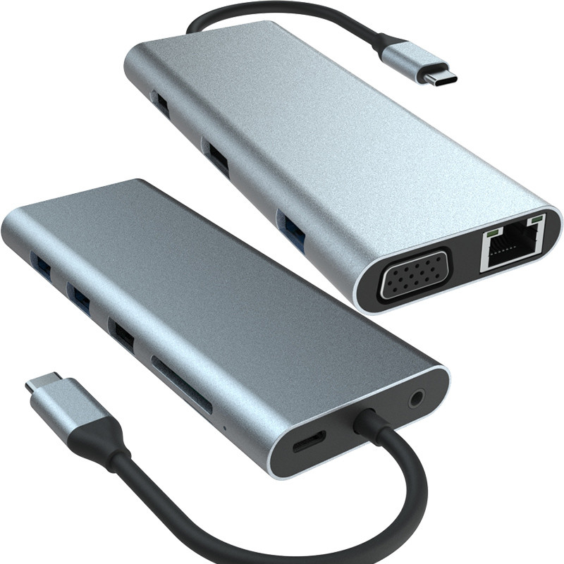 Macbook Pro USB-A Adapter HDMI Usb C z wtyczką i odtwarzaniem