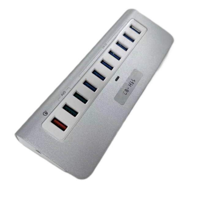 10 portów USB A do USB C Adapter do ładowania smartfonów i tabletów