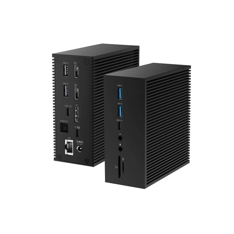 Stacja dokująca DisplayLink Do Macbook Pro Dual Monitors M1/M2 Windows 15 In 1 USB C 3.0 Laptop