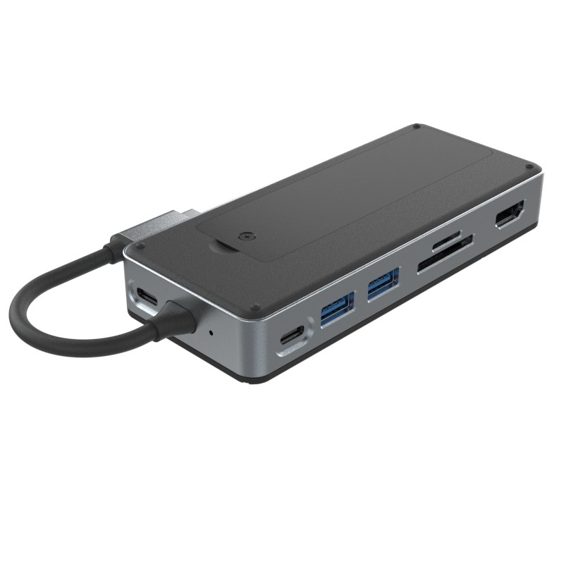 10Gbps USB C Hub z M.2 SSD 10-W-1 USB-C Docking Station For Macbook Laptop