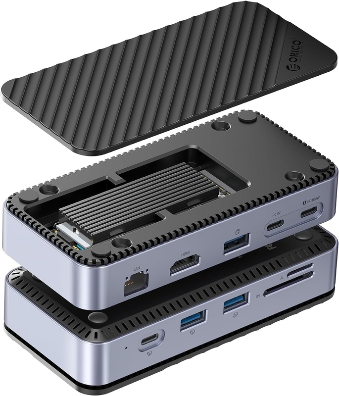 Szybkie ładowanie 16 w 1 Adapter USB C do telefonów komórkowych Laptop Notebook 4K HDMI RJ45 PD