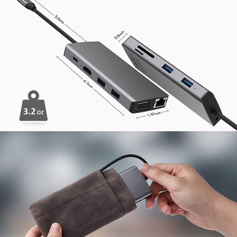Adapter USB C Karty SD Karty TF Sloty USB 3.0/2.0 Adapter typu C do przesyłania danych