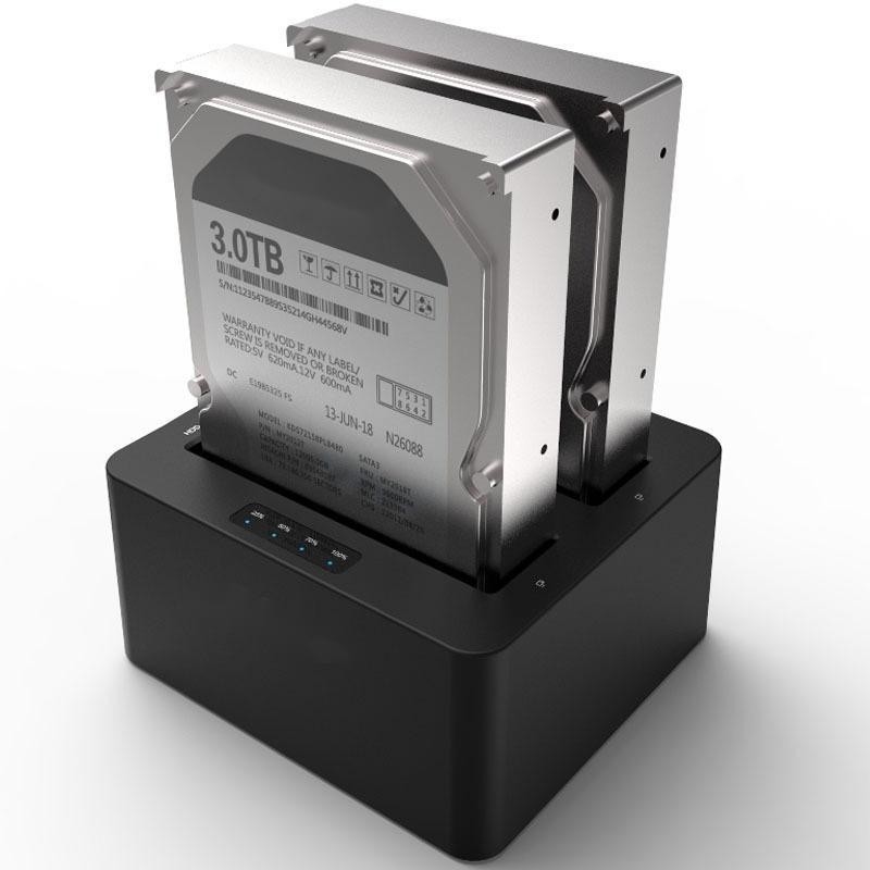 6Gbps SATA I/II/III Zewnętrzny Hdd Hard Drive Duplicator And Cloner z samodzielnymi trybami klonowania całego dysku