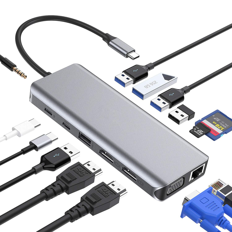 Rozszerzenie węzła USB 3.0 Typ A Węzeł danych od mężczyzny do kobiety z zasilaczem węzła USB C Extra Long