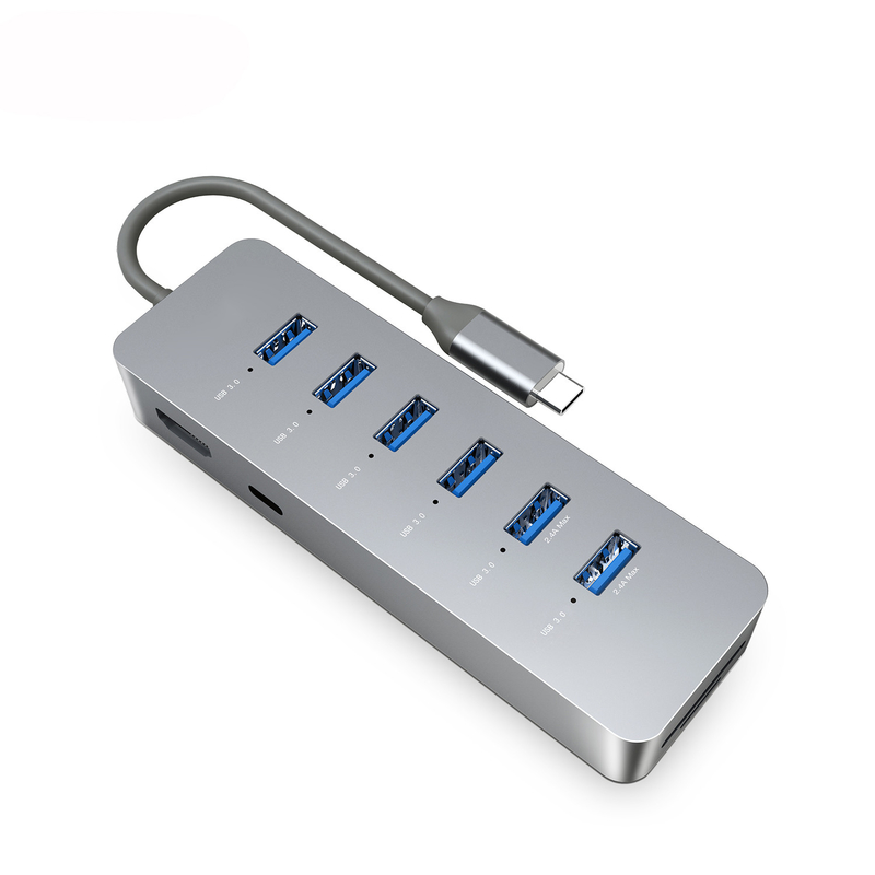 10 Gbps USB C Hub USB 3.0 Splitter USB A Expander Przenośny wielousadowy węzeł danych dla laptopa Imac Pro