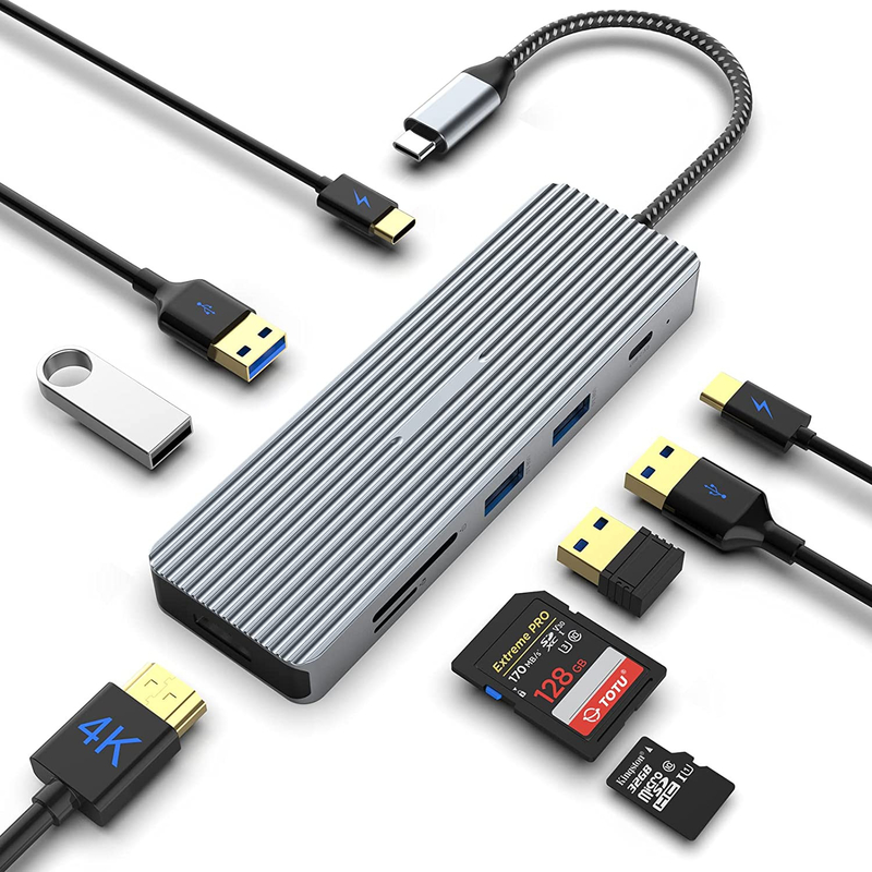 Usb-C Hub Docking Station HDMI Dual Monitor Adapter Do Laptop Docking Station