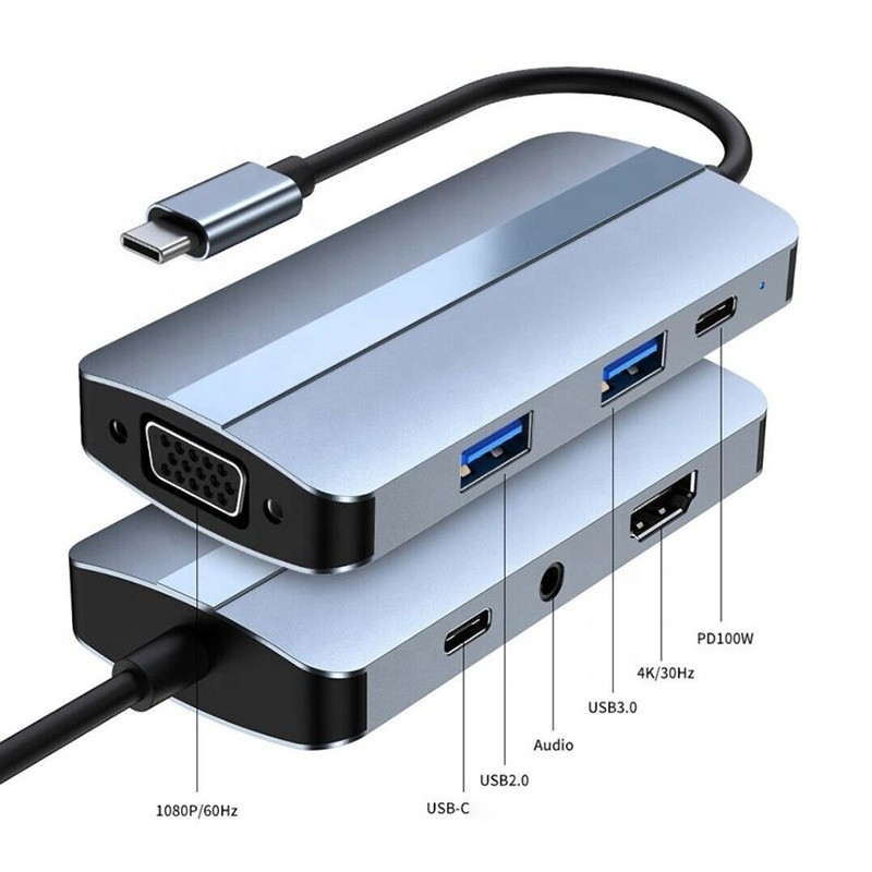 11 w 1 USB-C Hub Typ C do HDMI USB3.0 USB2.0 SD TF Adapter Hub z czytnikiem kart