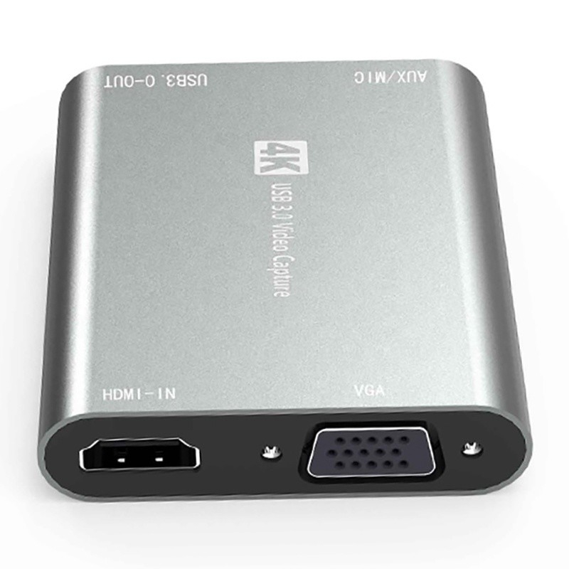 USB 3.0 HDMI Video Capture DVR Kartka z mikrofonem VGA Loop Out do komputera