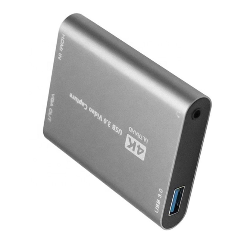 USB 3.0 HDMI Video Capture DVR Kartka z mikrofonem VGA Loop Out do komputera