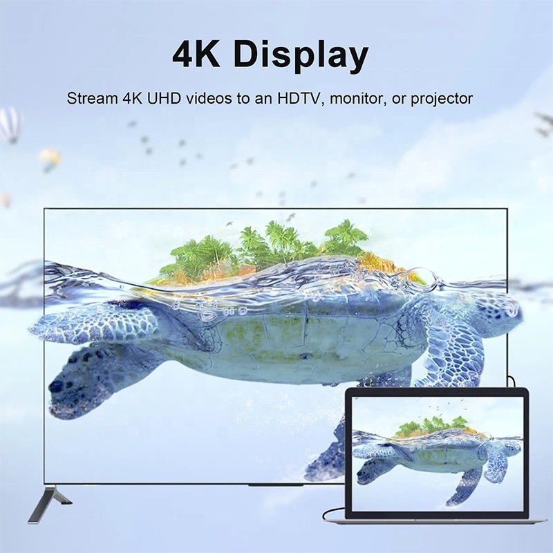 USB C Typ C 4K 30Hz HDMI USB 3.0 TF SD Adapter Hub Docking Station dla Macbook Pro
