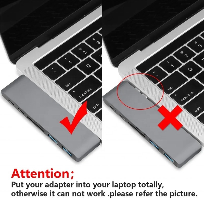 Adapter węzłowy typu C typu 6-w-1 z wyjściem SD/TF 2*USB3.0 2*USB-C