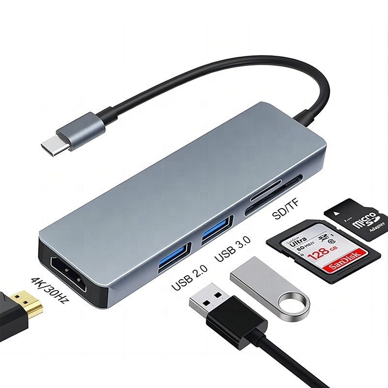 11 w 1 USB-C Hub Typ C do HDMI USB3.0 USB2.0 SD TF Adapter Hub z czytnikiem kart