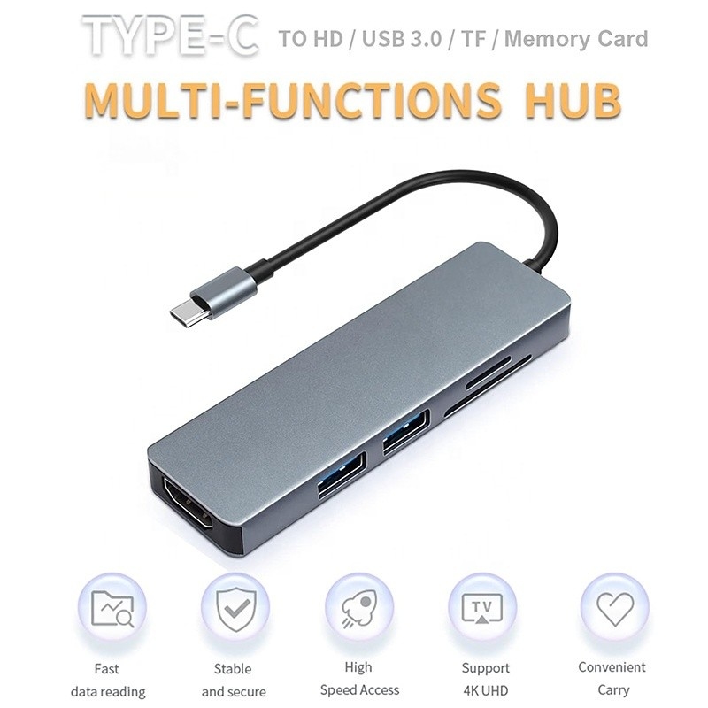 11 w 1 USB-C Hub Typ C do HDMI USB3.0 USB2.0 SD TF Adapter Hub z czytnikiem kart