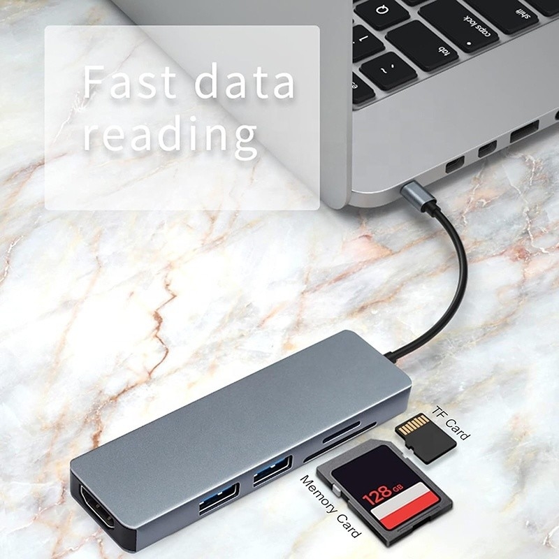 11 w 1 USB-C Hub Typ C do HDMI USB3.0 USB2.0 SD TF Adapter Hub z czytnikiem kart