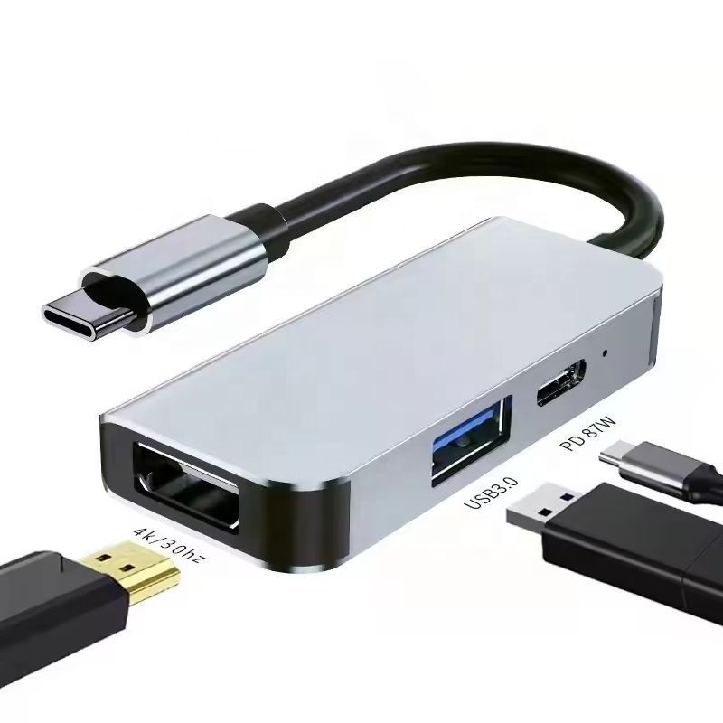 USB 3.1/USB Type-C Hub Adapter Docking Station z 4K HDMI USB3.0 USB 3.0 Type C PD