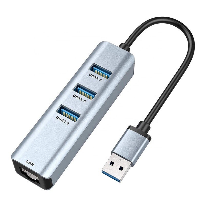 USB 3.0 do 6 portów USB Hub i 1000Mbps Ethernet Adapter dla kompatybilności mężczyzny-kobiety