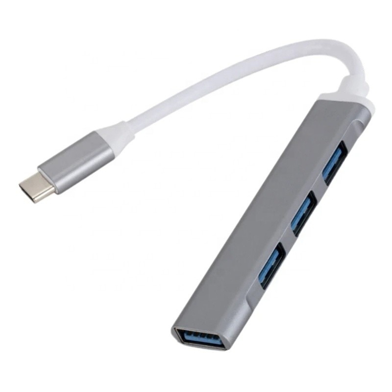 Aluminiowy 4 port USB typu C do USB 3.0 2.0 Data Hub dla szybkiego przesyłania danych