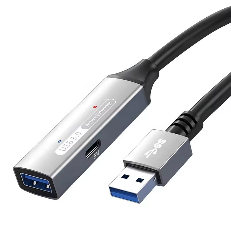 Rozszerzenie węzła USB 3.0 Typ A Węzeł danych od mężczyzny do kobiety z zasilaczem węzła USB C Extra Long
