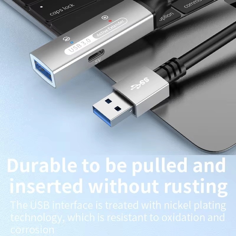 Rozszerzenie węzła USB 3.0 Typ A Węzeł danych od mężczyzny do kobiety z zasilaczem węzła USB C Extra Long