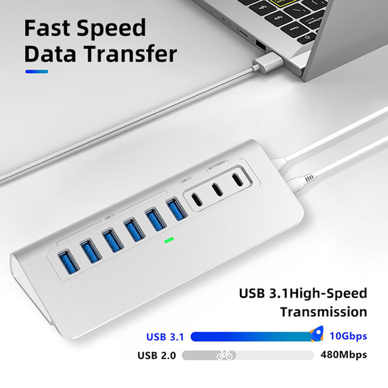 Dostosowalny rozszerzacz portu typu C z podłączeniem USB A Wsparcie OEM/ODM