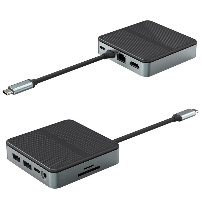 9 w 1 Szybki Transfer Danych USB 3.0 Port Hub Typ C Port Do Adaptora HDMI