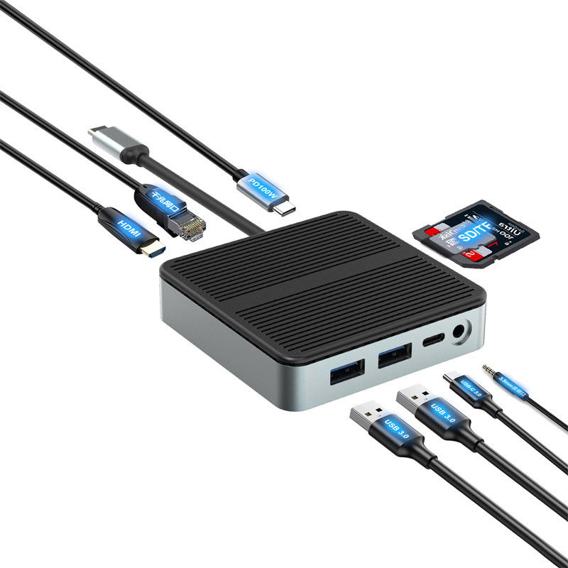 Typ C Mężczyzna do podwójnego HDMI Kobieta Thunderbolt 3 Kabel adaptera USB-C Multi-Monitor 4K 30Hz