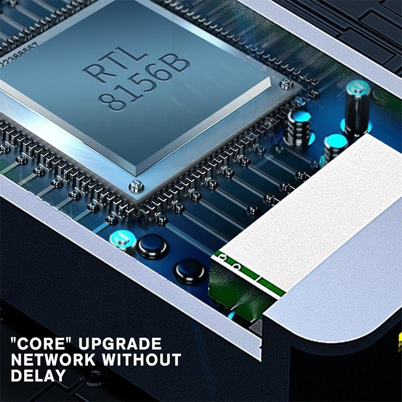 2 w 1 aluminiowy adapter Ethernet USB 3.0 typu C do szybkiego i stabilnego połączenia sieciowego
