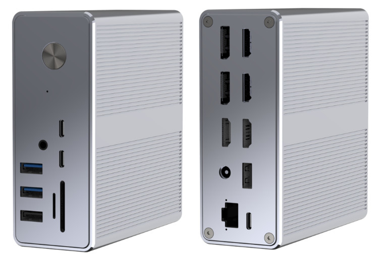 Dostarczanie energii do 120W USB-C Hub Docking Station WithMicroSD3.0 Card Reader with Performance