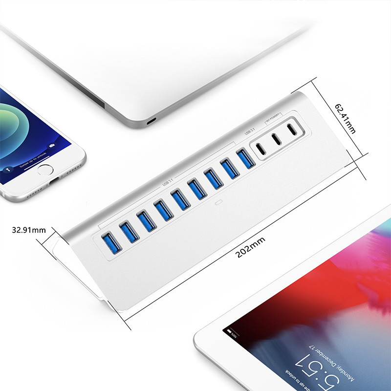 Dostosowalny rozszerzacz portu typu C z podłączeniem USB A Wsparcie OEM/ODM